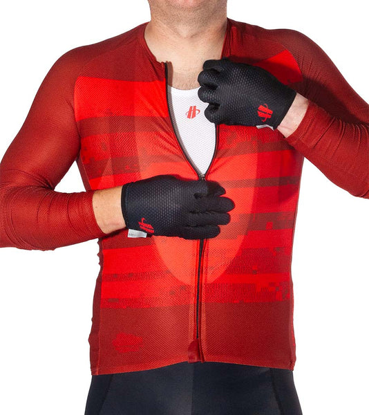 Isotoner Guanto A Compressione Dito Intero - Taglia Large - Cuciture Esterne, Senza Lattice - 5