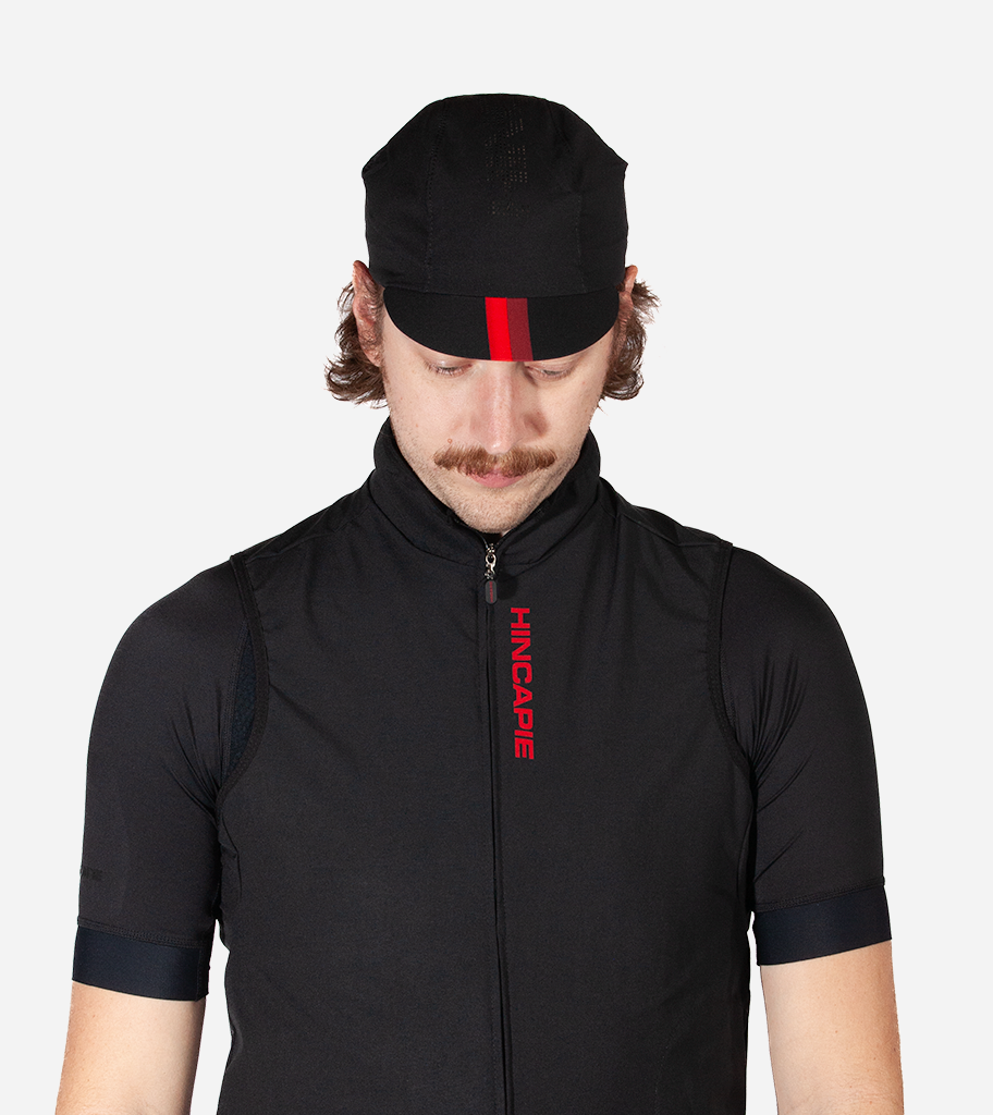 Cycling Cap - Stripe Black