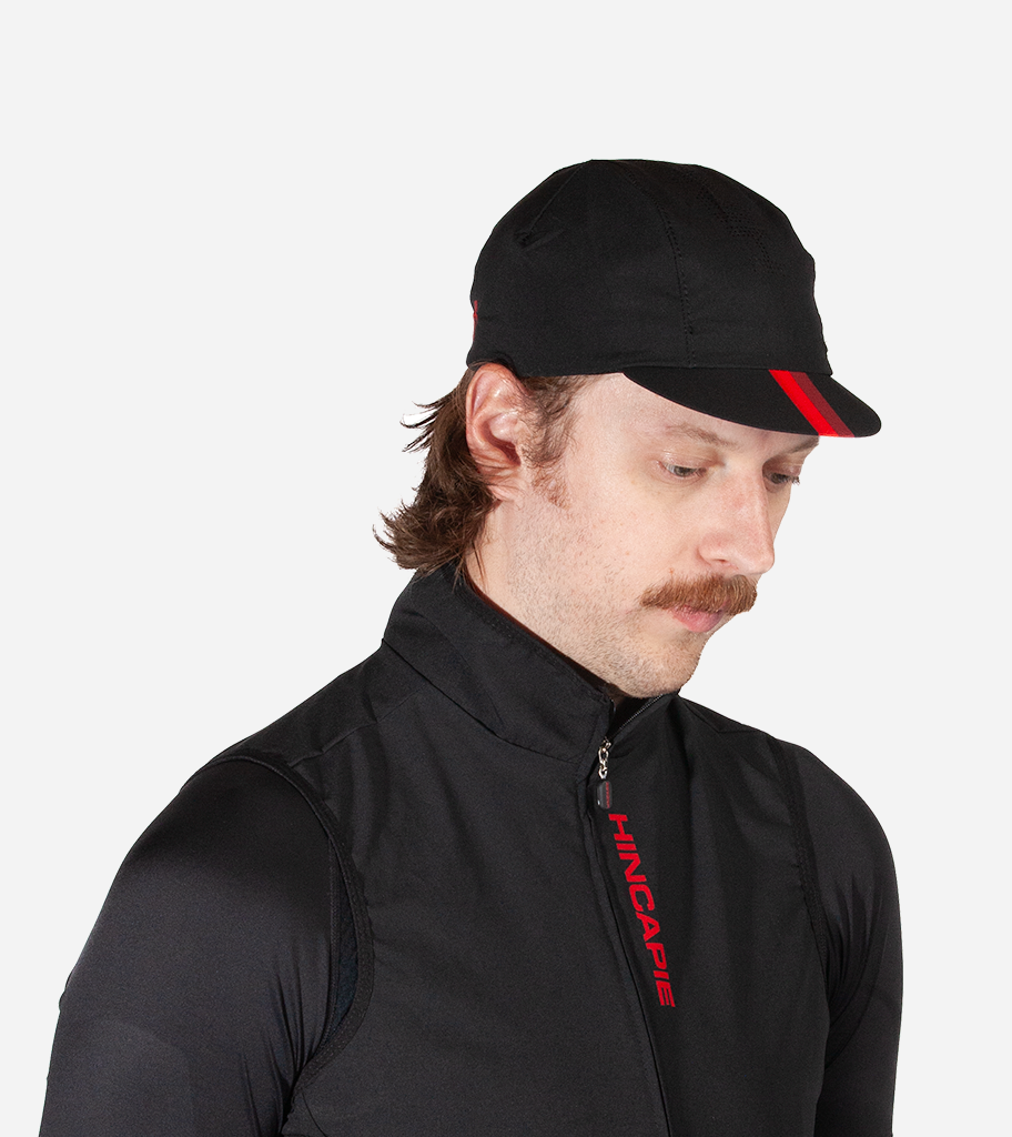 Cycling Cap Stripe Black Hincapie Sportswear Inc