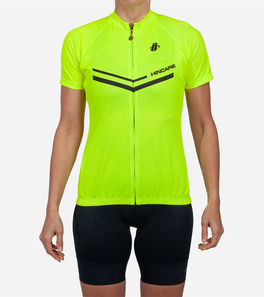 Women's Axis Club Short Sleeve Jersey - Solid V - Hincapie
