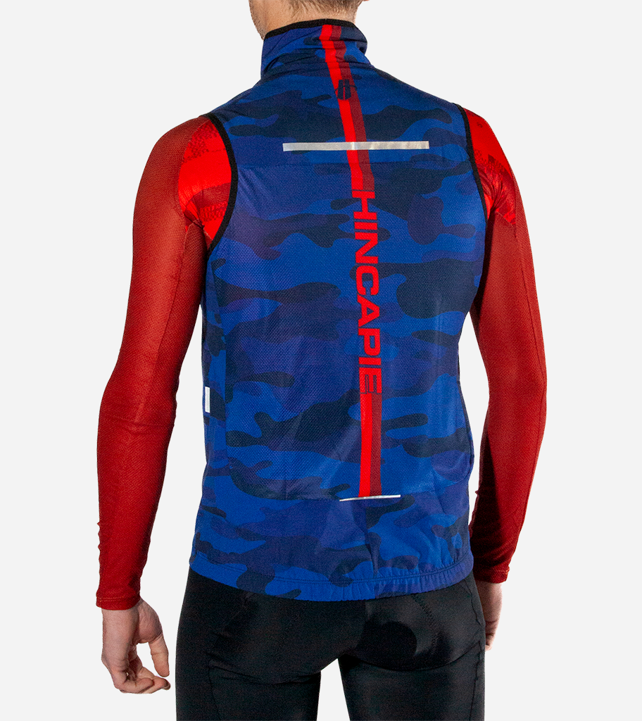 Men s Lightweight Vest Camo Navy S
